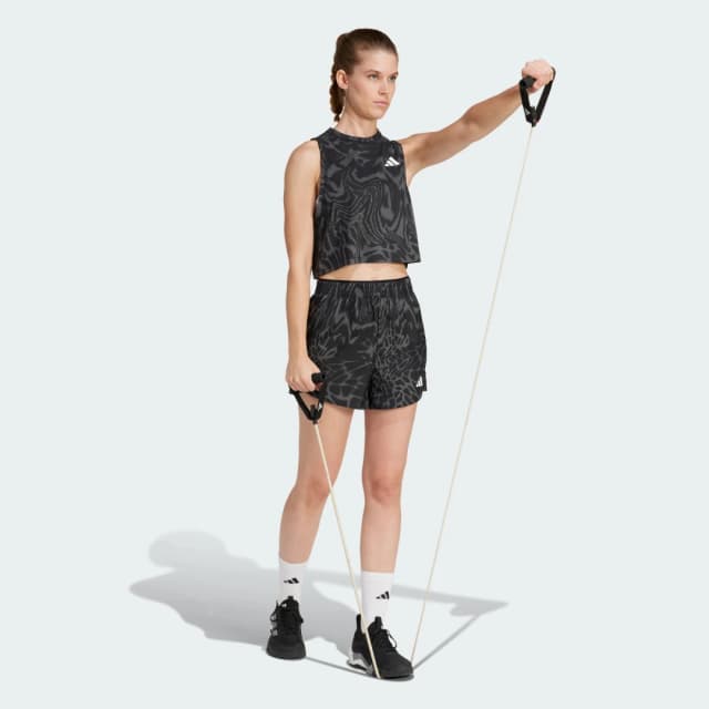 Thumbnail 2 de Adidas Train Essentials Allover Print Workout pantalón corto