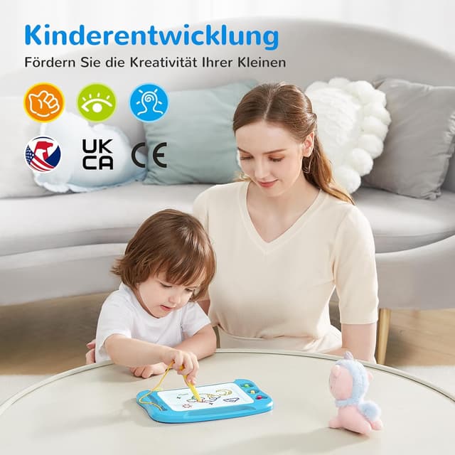 Thumbnail 2 de SGILE Magnetische Maltafel Zaubertafel 25×18 cm 📘