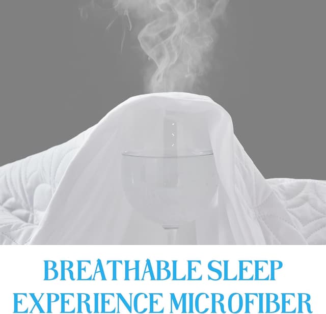 Detalle 2 de Double waterproof mattress protector 40cm