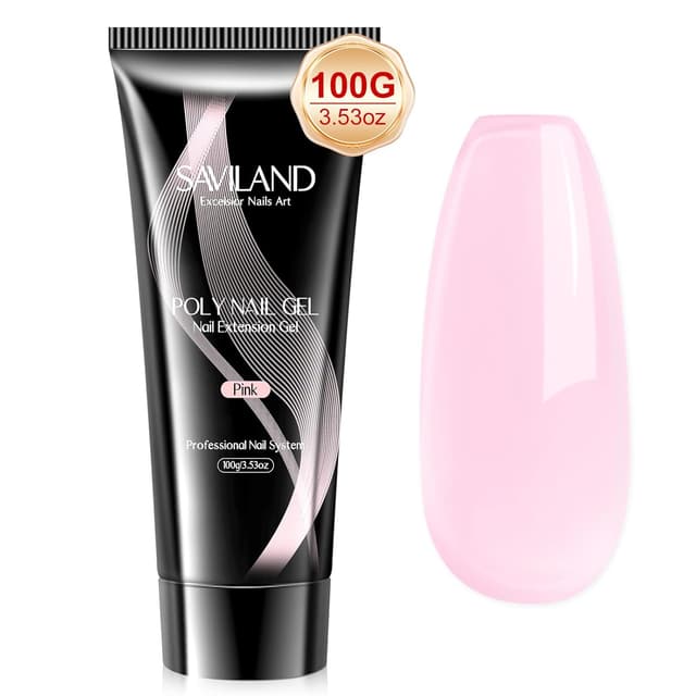Detalle de Saviland Poly Nail Extension Gel 100 ml