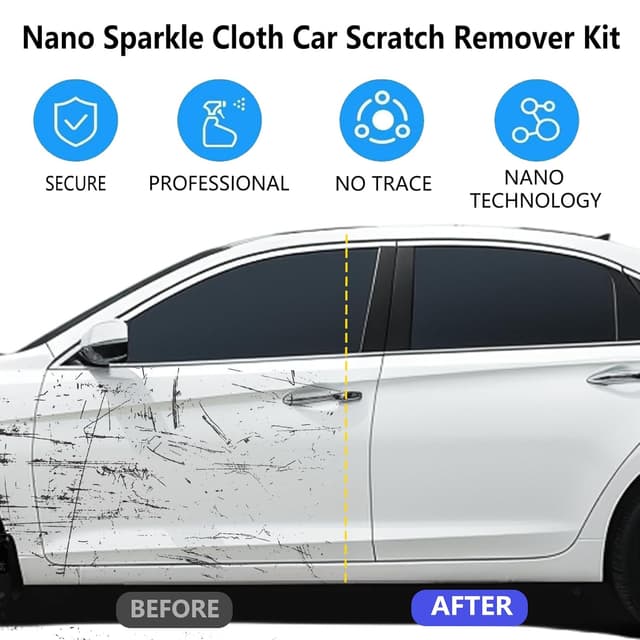 Thumbnail 1 de Nano Sparkle Cloth for Car Scratches 12 Pack