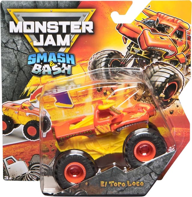 Thumbnail 6 de Monster Jam Smash & Bash Megalodon 1:64 – Monster truck riparabile per bambini dai 3 anni
