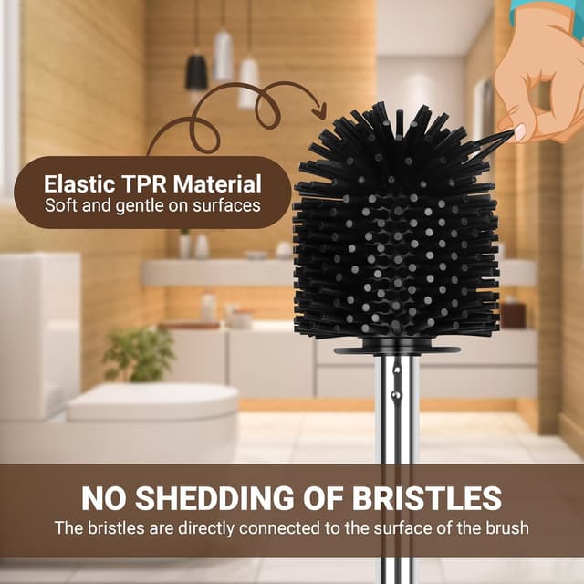 Thumbnail 4 de EINESIN 4 Stück Silikon Klobürsten