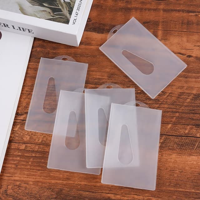 Thumbnail 4 de Vicloon ID Badge Holder 5Pcs Blanco