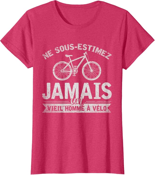 Thumbnail 6 de T-shirt cycliste Ne sous-estimez jamais vieil homme