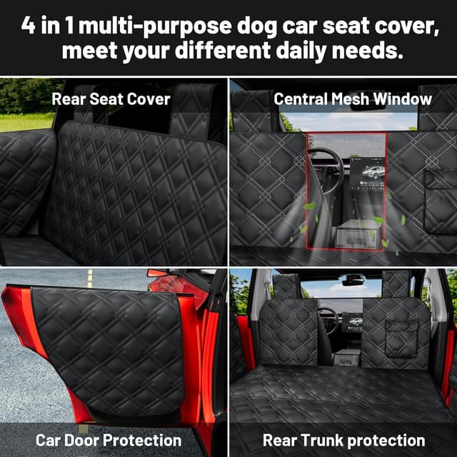 Detalle de Tesla Model Y 2020-2025 dog seat cover