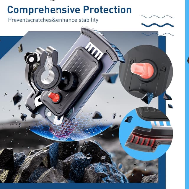 Detalle 2 de Hiboy Bike Phone Holder 360° Rotatable Mount