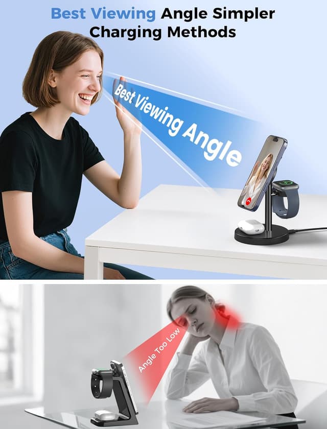 Thumbnail 6 de Aeinidi 2025 3-in-1 Wireless Charger 15W