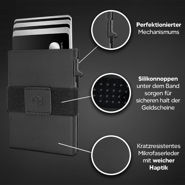 Detalle 2 de Trinity Geldbörse Trinity Wallet Schwarz