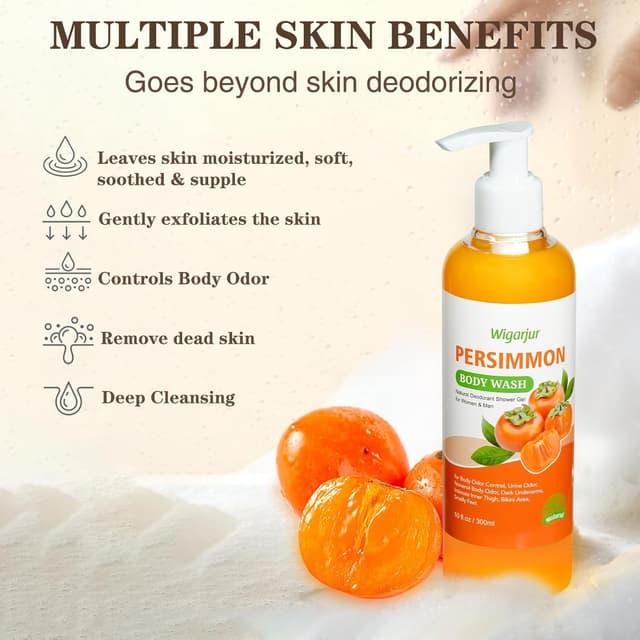 Detalle de Wigarjur persimmon body wash, 10 fl oz