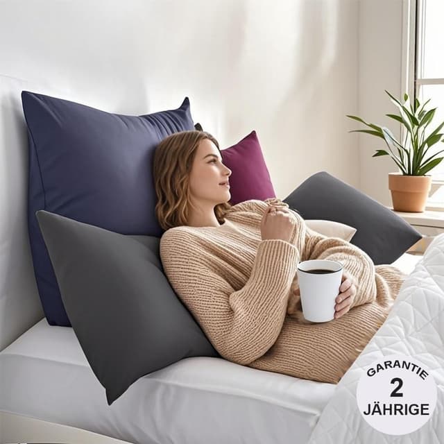 Thumbnail 4 de Seitenschläferkissen Bezug 40x145 Anthrazit