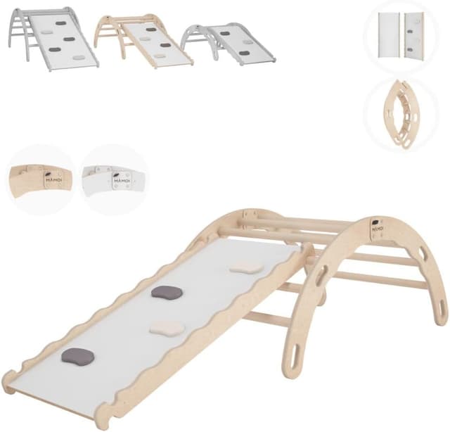 Detalle de MAMOI Arrampicata per Bambini Scivolo Legno 2/3 Anni