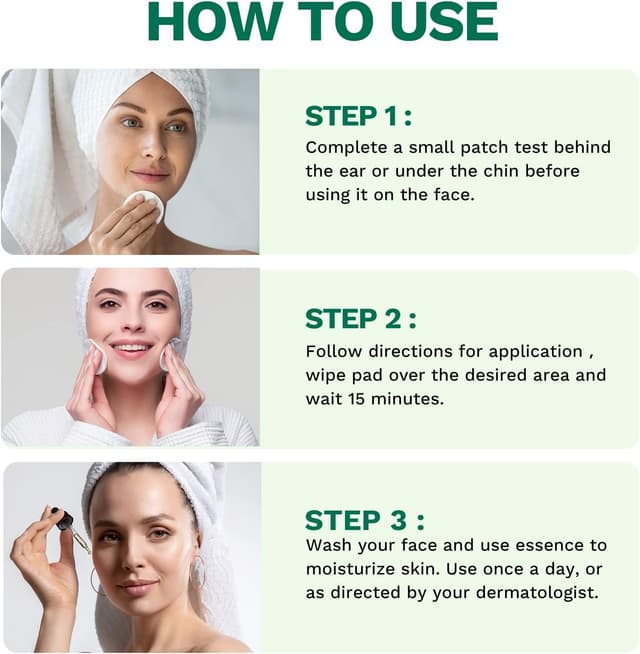 Detalle 1 de ANAiRUi Dischetti esfolianti all’acido salicilico 2% per il viso, 80 pads