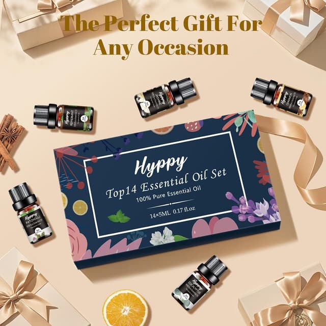 Thumbnail 6 de Hyppry Essential Oils Set 14 x 5ml for Aromatherapy