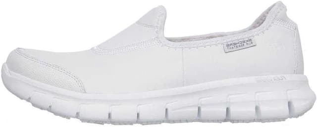 Detalle de Skechers Women’s Sure Track Health Care Professional Shoe in White (UK 5, medium)