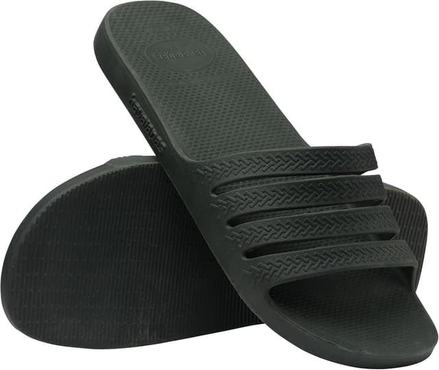 Detalle 2 de Havaianas Slide Stradi – sandales enfant unisex en vert olive