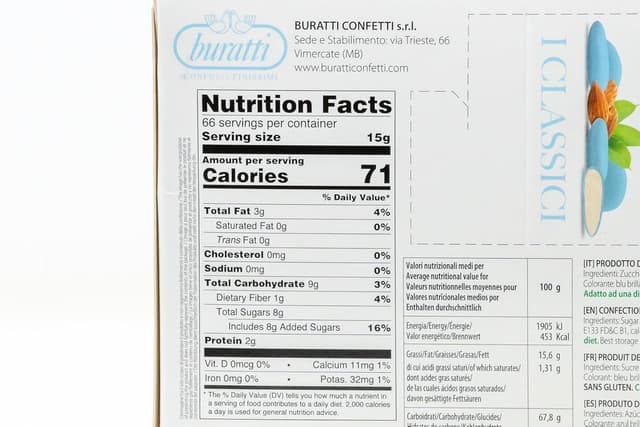 Thumbnail 2 de Buratti Confetti Almendras Azul Claro 1000 g