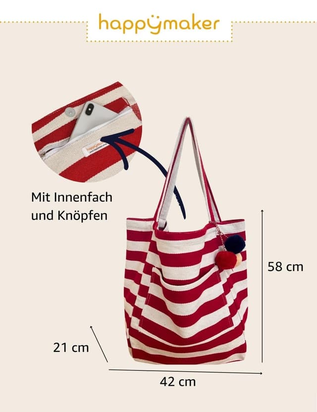 Thumbnail 4 de happymaker Strandtasche XXL Familie