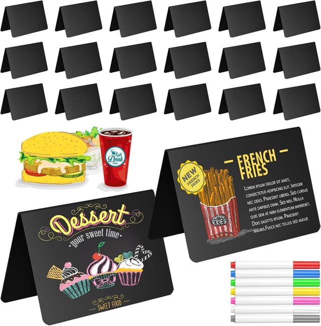 Imagen de VINATO 20 Tavolette Scrittura PVC 7 Pennarelli en OfertitasTOP