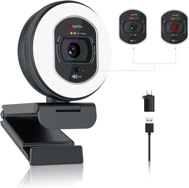 Detalle de Angetube 4K Webcam streaming 4K TOF