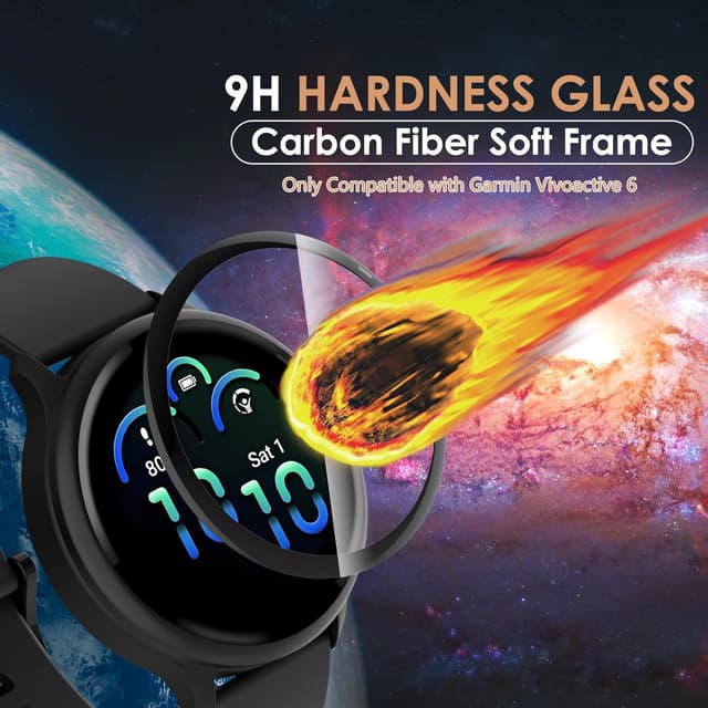 Thumbnail 4 de Hianjoo Screen Protectors for Garmin Vivoactive 6 6-pack