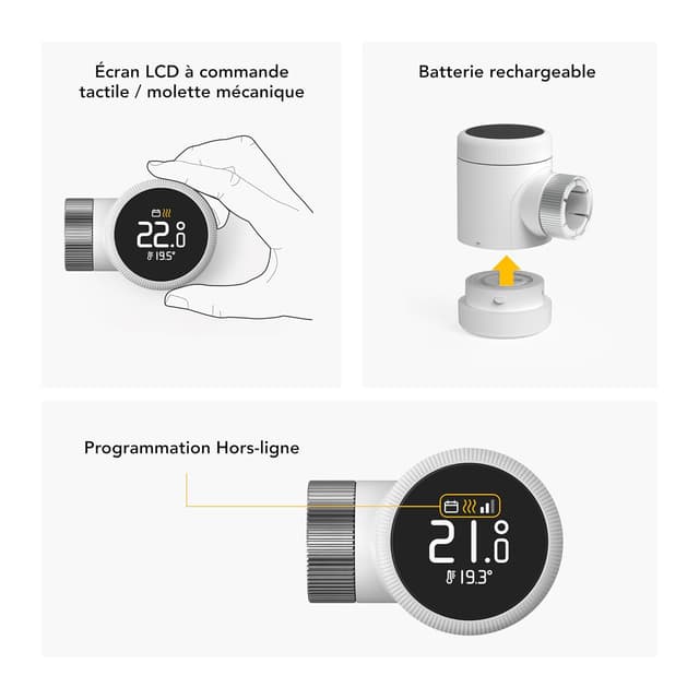 Thumbnail 3 de tado° Smart Thermostat X thermostat connecté compatible assistants vocaux