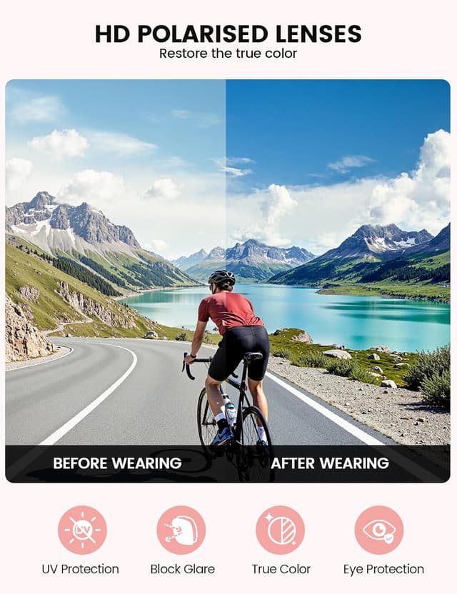 Thumbnail 2 de Lamicall Polarized Cycling Sunglasses 26g