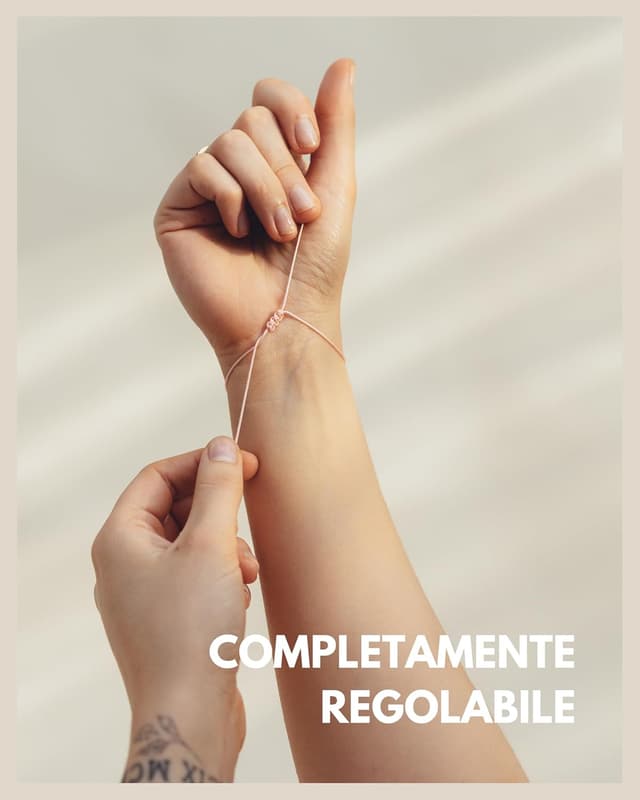 Detalle 2 de GD GOOD.designs Bracciale amicizia oro 18K 💫