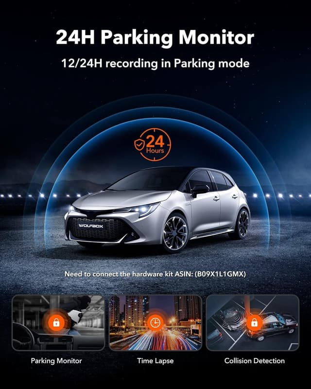 Thumbnail 5 de WOLFBOX G930 10" Rearview Mirror Dash Cam