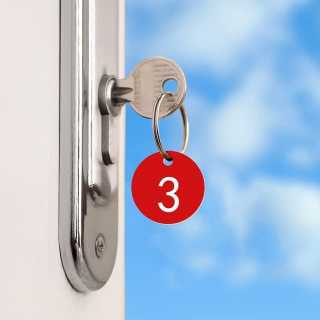 Thumbnail 4 de OFFCUP Portachiavi Numerati 50 Etichette Rosso