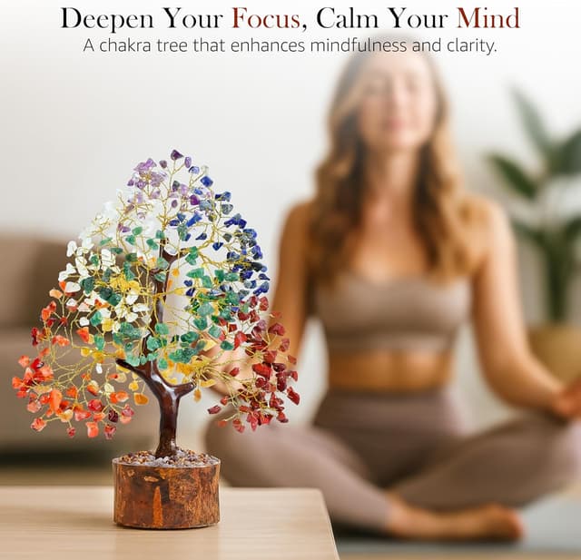 Thumbnail 2 de Crocon The Original 7 Chakra Crystal Tree