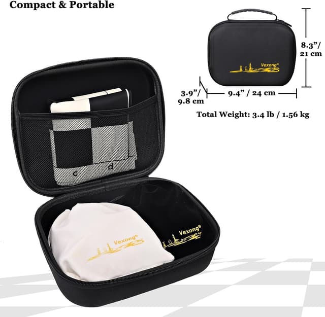 Detalle 1 de Chess Set Tournament 50,5 cm Silicone Board