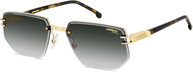 Detalle de Lunettes de soleil Carrera 1070/S 0NR Gold Brown Havana (60/17/145) pour homme