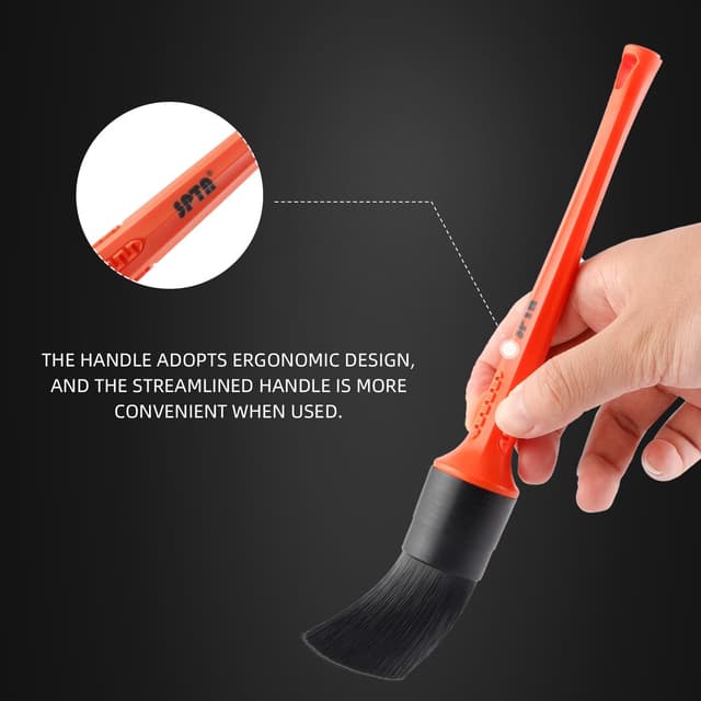 Thumbnail 3 de SPTA 8Pcs Wheel & Tire Brush Car Detailing Kit with Easy Reach Rim Brushes and Microfiber Cloth