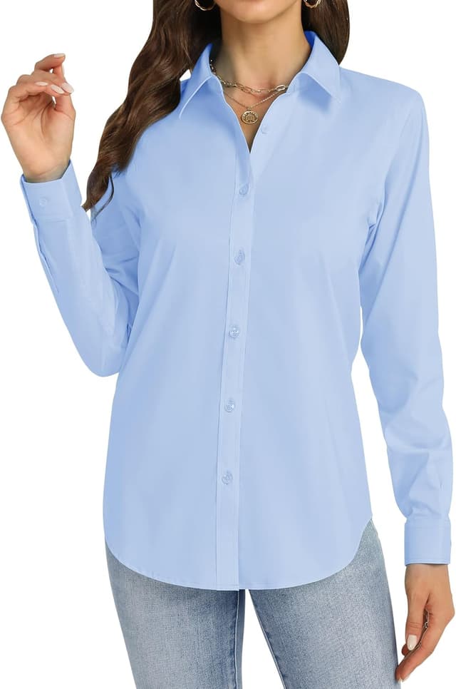 Thumbnail 4 de J.VER Bluse Damen Oversize aus 95% Baumwolle