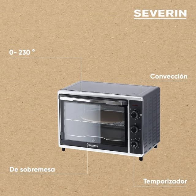 Detalle de Severin TO 2058 horno sobremesa 42L 1800W