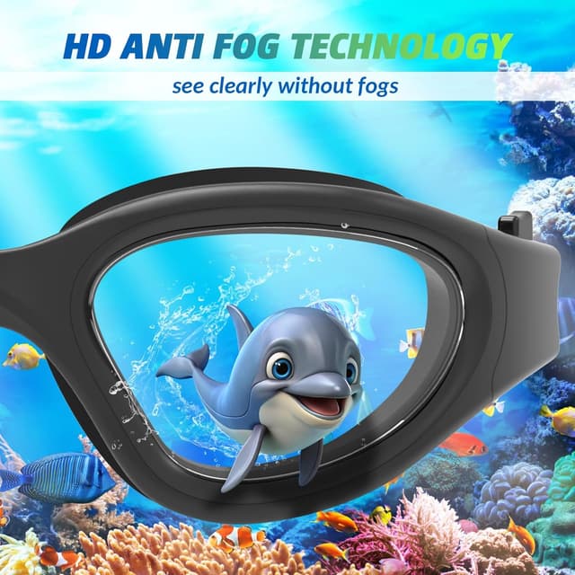 Detalle de HotSrace swim goggles 180° view