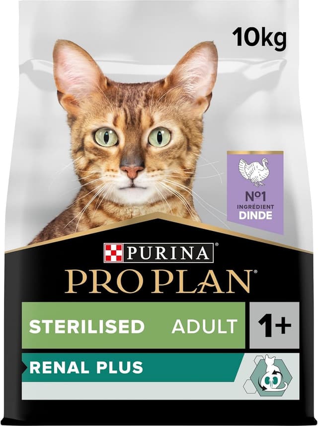 Detalle de Pro Plan Renal Plus Chat Croquettes 10 kg