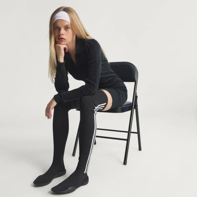 Thumbnail 2 de Adidas Vestido manga larga cuello negro