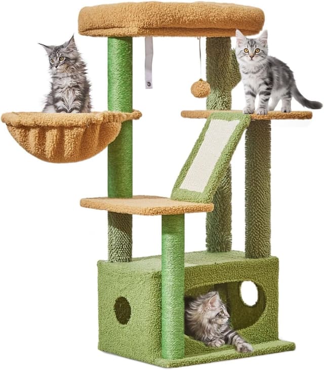 Detalle de Taoqimiao Cat Tree 98cm for Indoor Cats