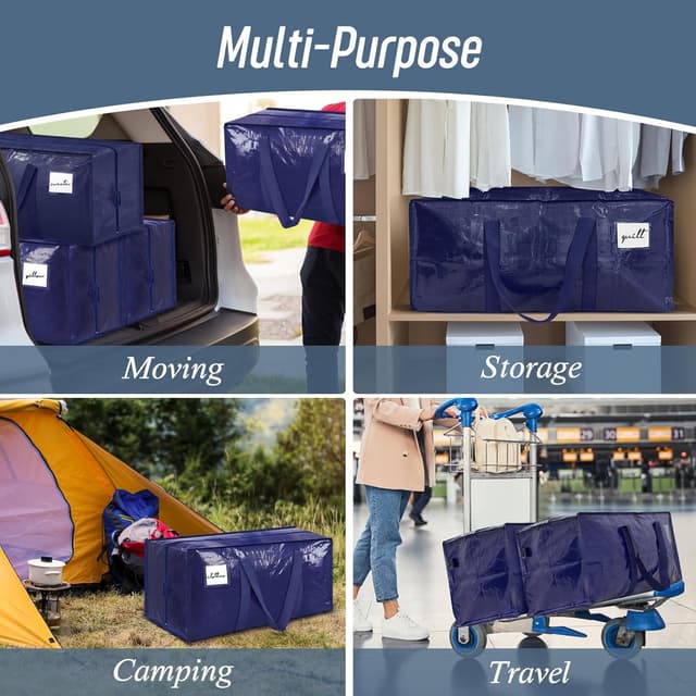 Thumbnail 6 de 6 Large Moving Bags with Strong Zippers