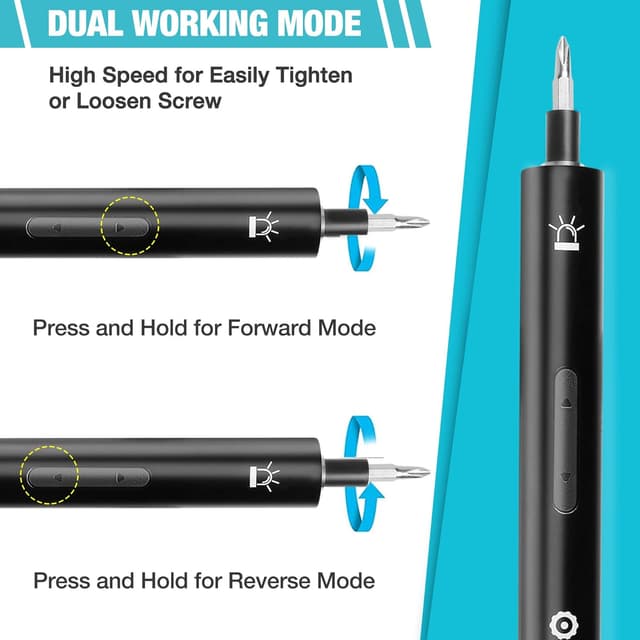 Thumbnail 1 de DURATECH Destornillador Eléctrico Precisión 55 piezas