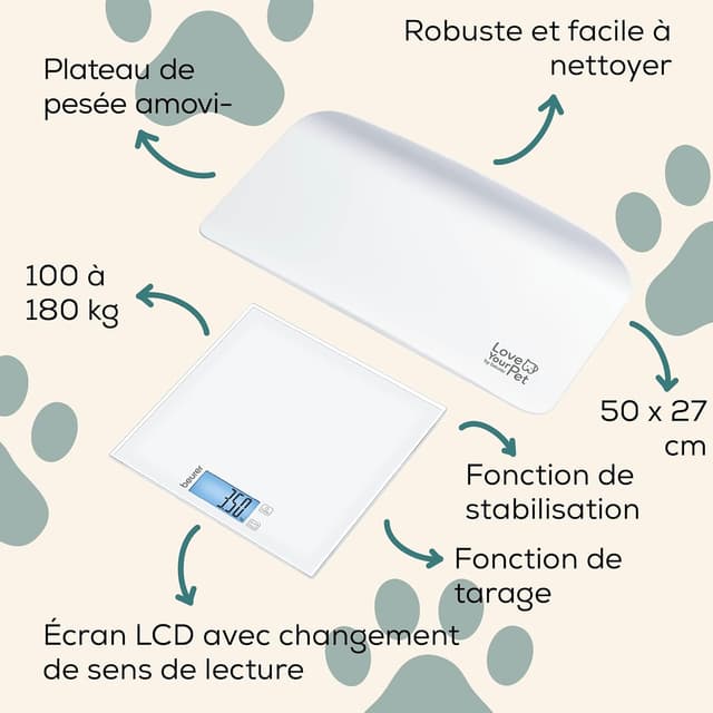 Thumbnail 5 de Beurer Love Your Pet Balance Polly 180 kg