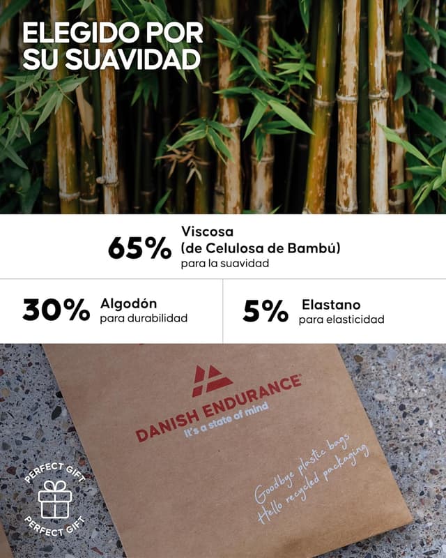 Thumbnail 4 de DANISH ENDURANCE Boxer bambú 6 pack