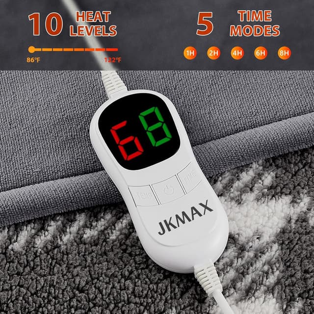 Thumbnail 4 de JKMAX Heated Electric Blanket 72x84