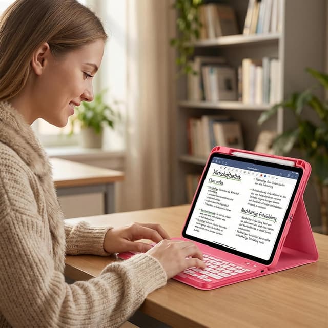 Detalle de iPad Tastatur-Hülle A16 mit 7 Farben