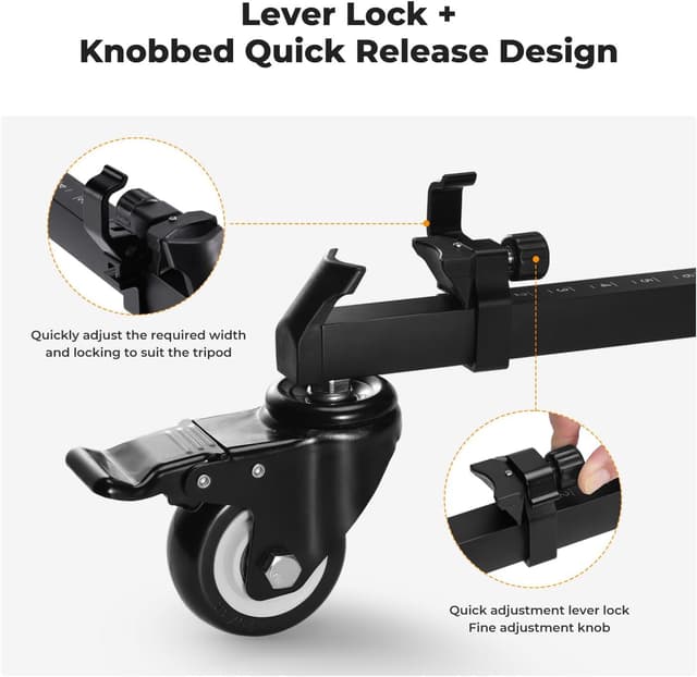 Thumbnail 2 de K&F CONCEPT Photography Dolly 20kg capacity