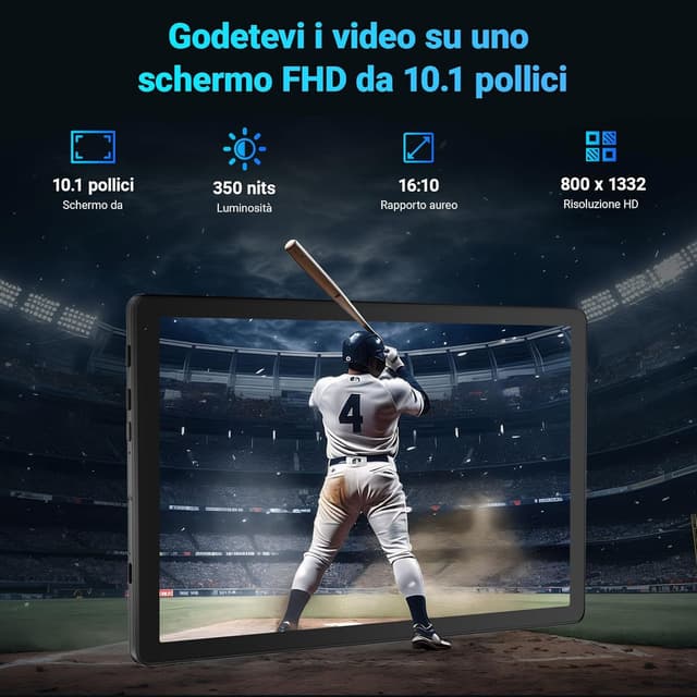 Thumbnail 4 de Laptok Tablet 10.1" Android 15, 16GB RAM