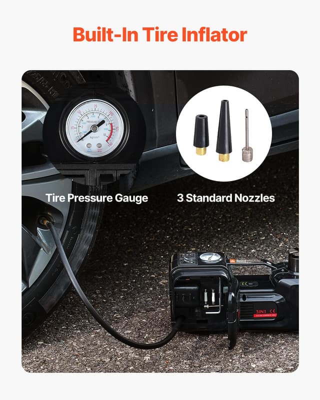 Thumbnail 3 de VEVOR Cric Elettrico 5T 12V con LED