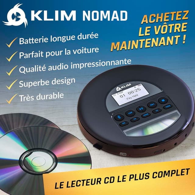 Detalle 2 de KLIM Nomad Lecteur CD Portable